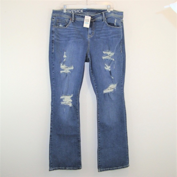Lovesick Denim - NWT LOVESICK Torrid Distressed Destructed Jeans
